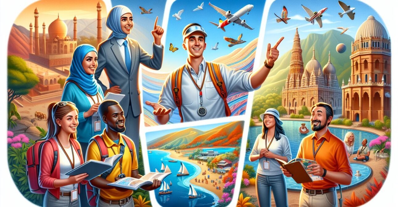 An Image Illustrationg Finding the Best Tour Guides for Travel Adventures