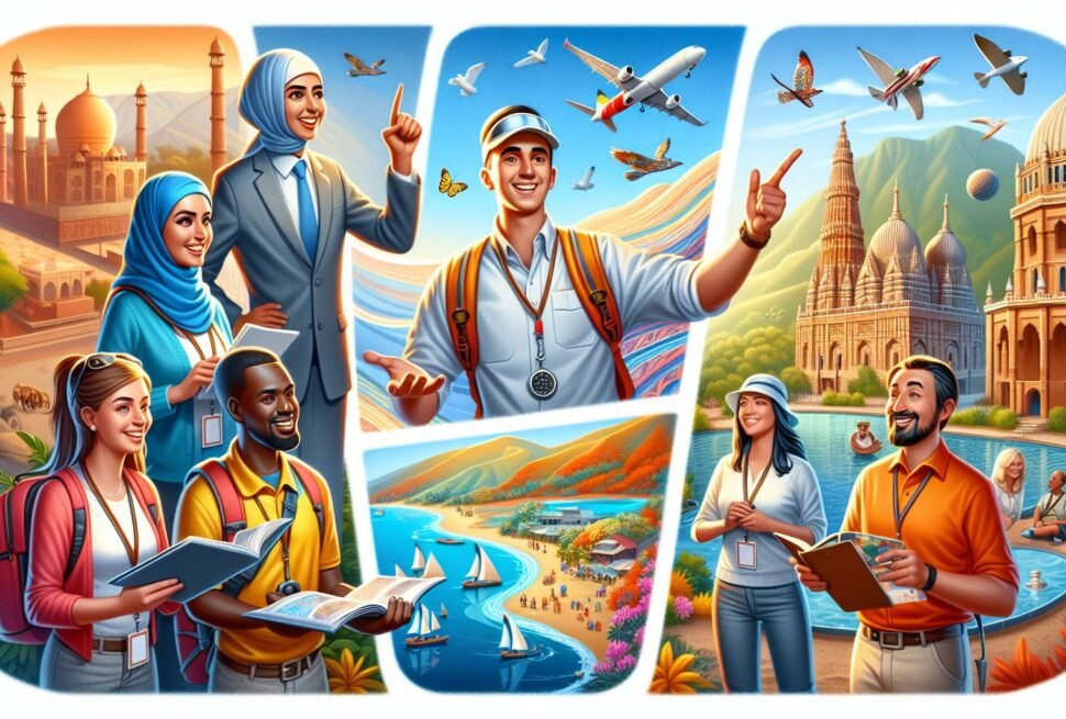 An Image Illustrationg Finding the Best Tour Guides for Travel Adventures